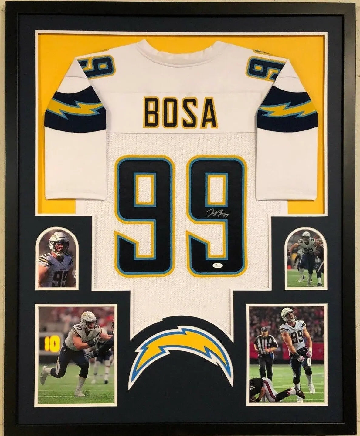 Joey Bosa Signed Autographed Los Angeles Chargers Custom Jersey