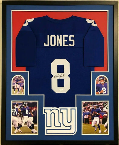 Framed Jason Pierre-Paul Autographed Signed New York Giants Jersey Jsa Coa