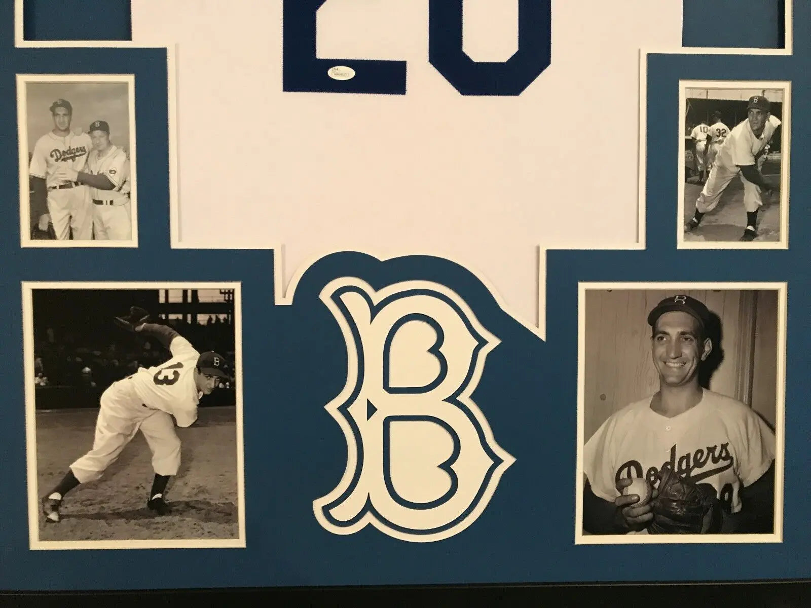 Ralph Branca Signed Dodgers Jersey. The man best-known for giving, Lot  #64066