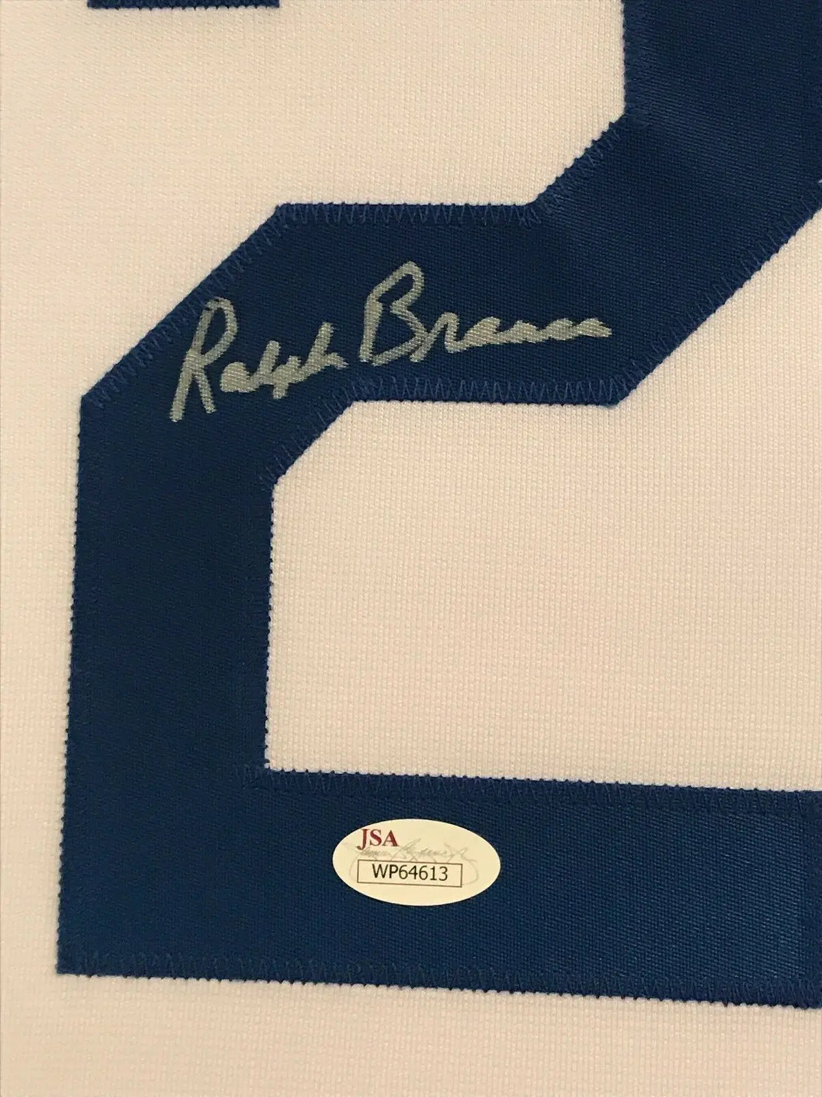 Ralph Branca Signed Dodgers Jersey. The man best-known for giving, Lot  #64066