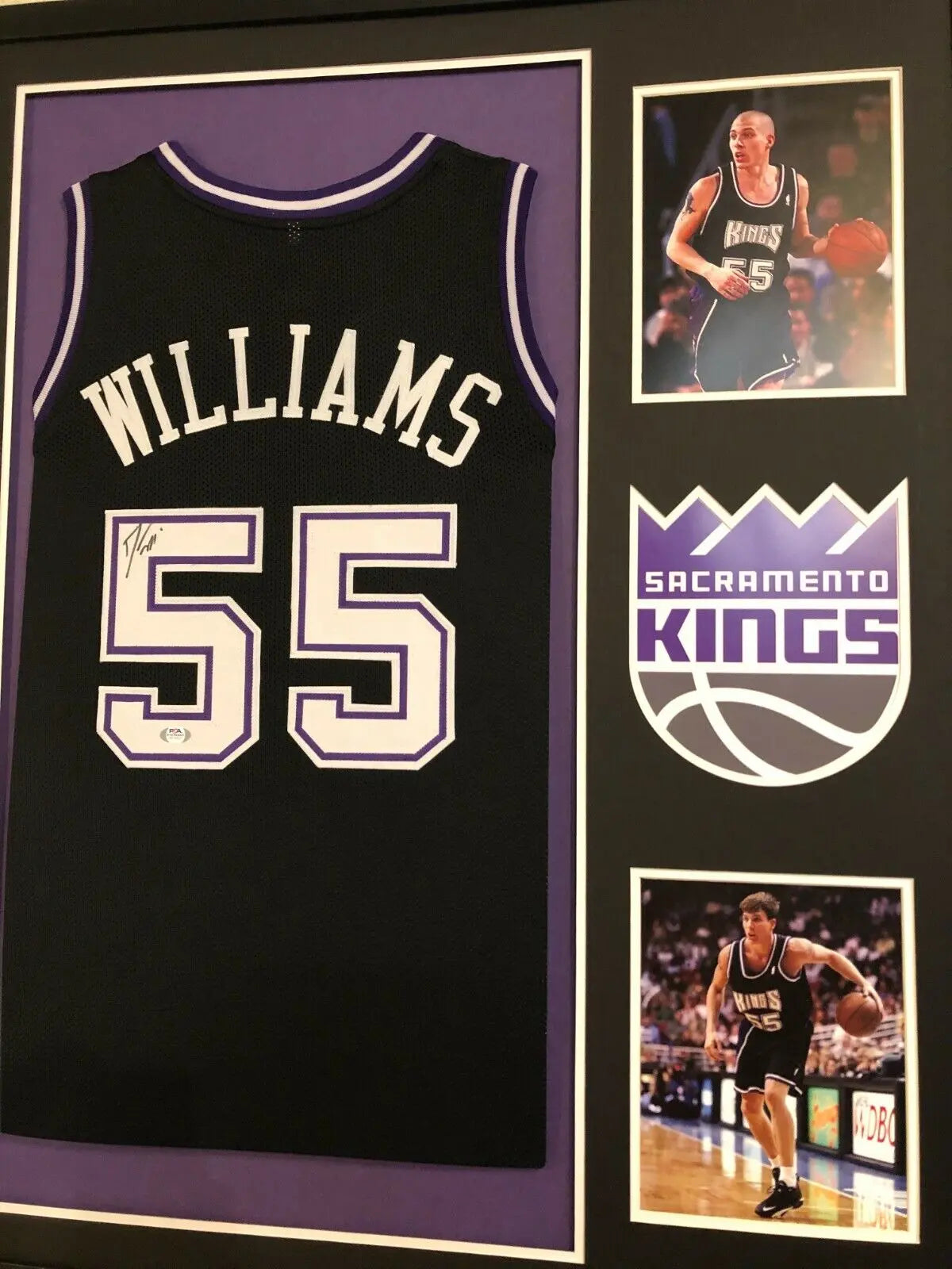 Jason Williams Signed Sacramento Kings Jersey (JSA COA) Mr. White