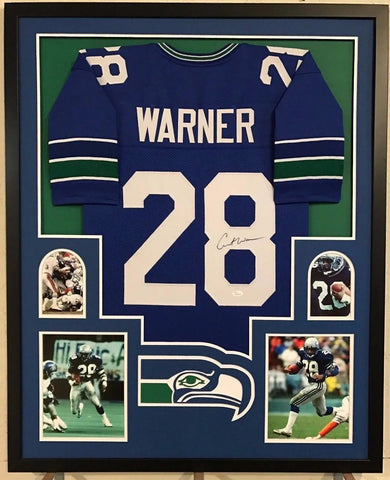 Framed Seattle Seahawks Brian Bosworth Autographed Signed Jersey Jsa Coa