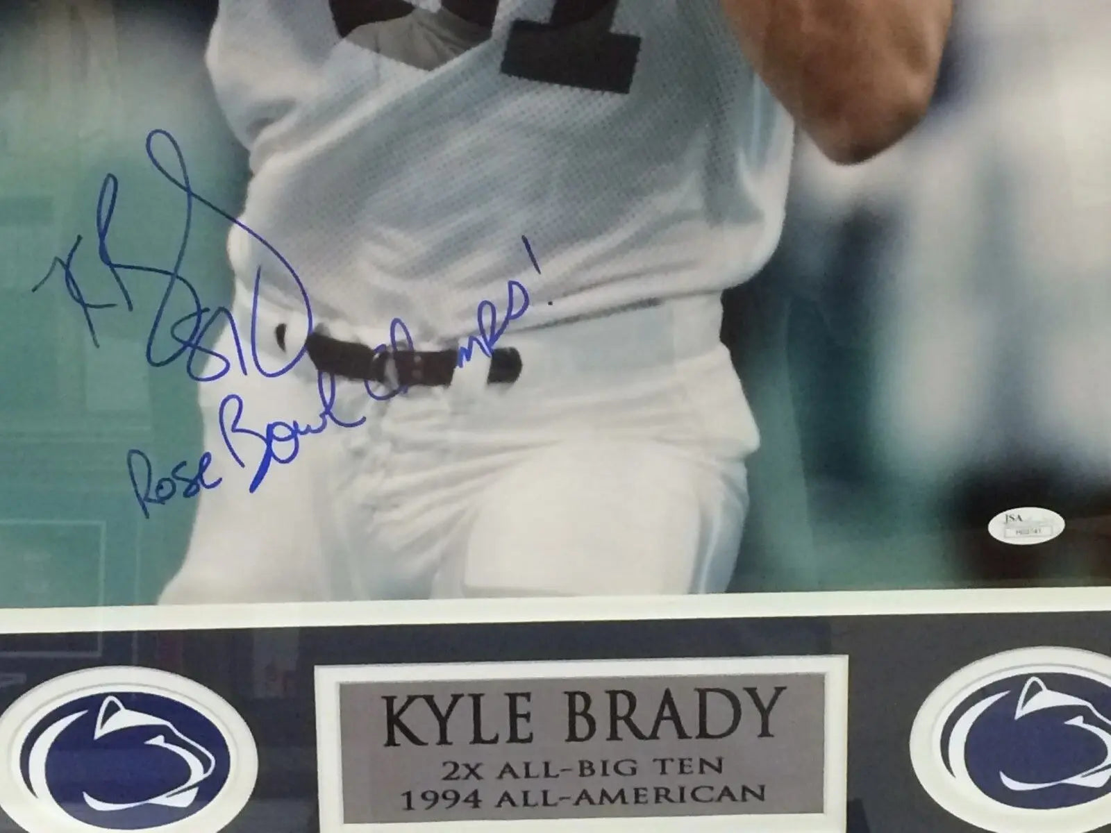 Penn State Kerry Collins and Kyle Brady 