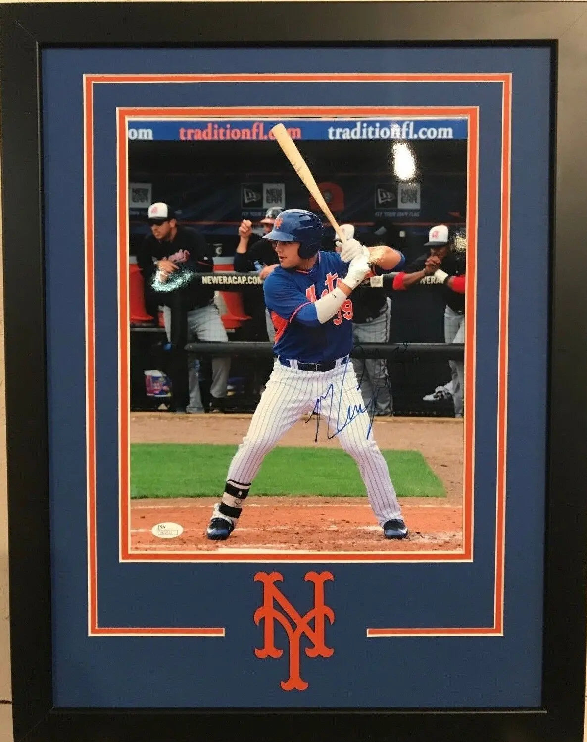 MVP Authentics Framed Signed Michael Conforto N.Y. Mets 11X14 Photo Jsa Coa 135 sports jersey framing , jersey framing