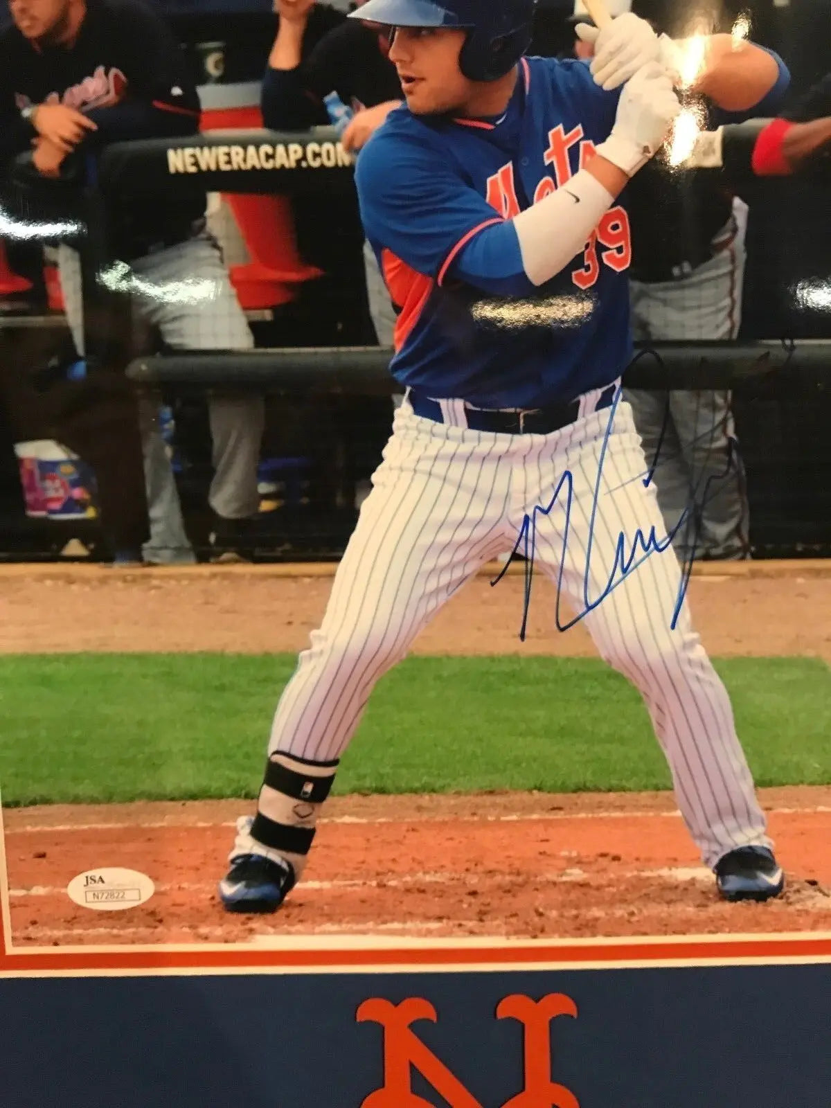 MVP Authentics Framed Signed Michael Conforto N.Y. Mets 11X14 Photo Jsa Coa 135 sports jersey framing , jersey framing