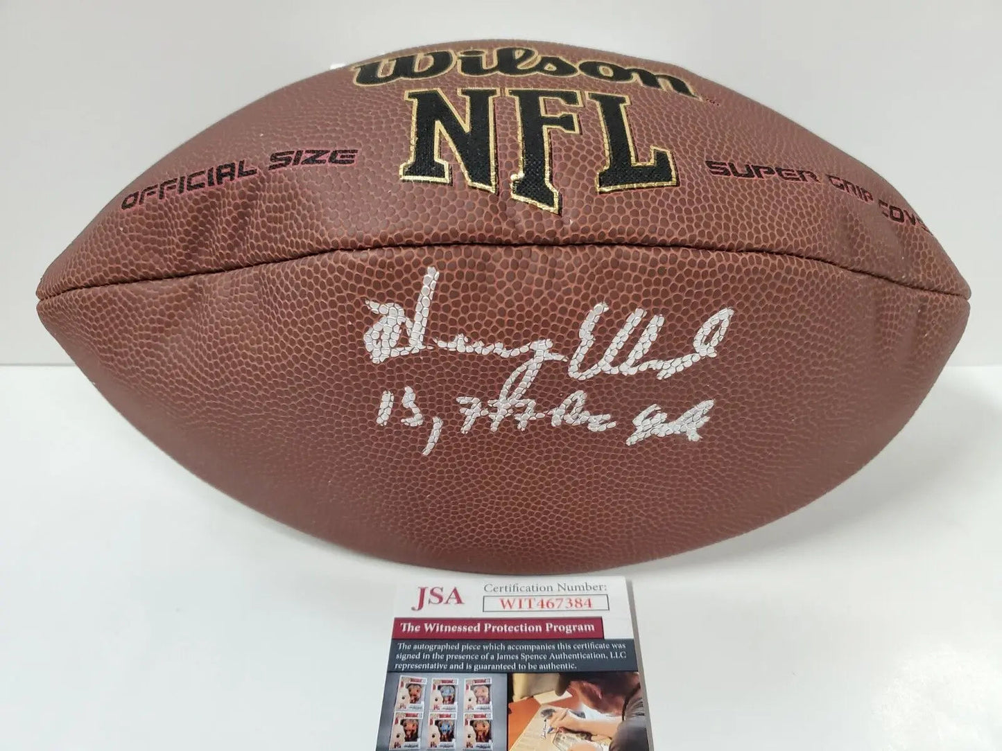 MVP Authentics Henry Ellard Autographed Signed Inscribed Football Jsa Coa 116.10 sports jersey framing , jersey framing