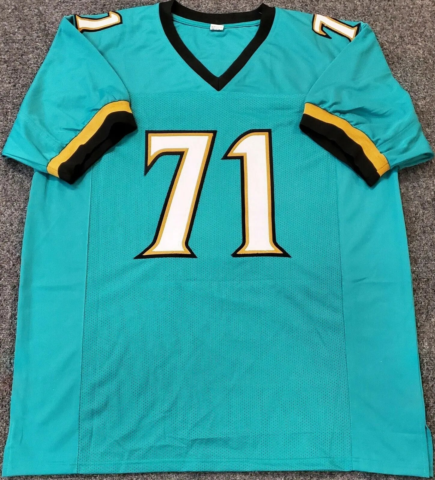 Press Pass Collectibles Tony Boselli HOF 22 Authentic Signed Black Pro Style Jersey BAS Witnessed