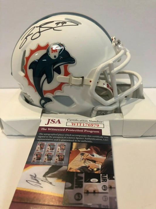 MVP Authentics Jason Taylor Autographed Signed Miami Dolphins Speed Mini Helmet Jsa Coa 116.10 sports jersey framing , jersey framing