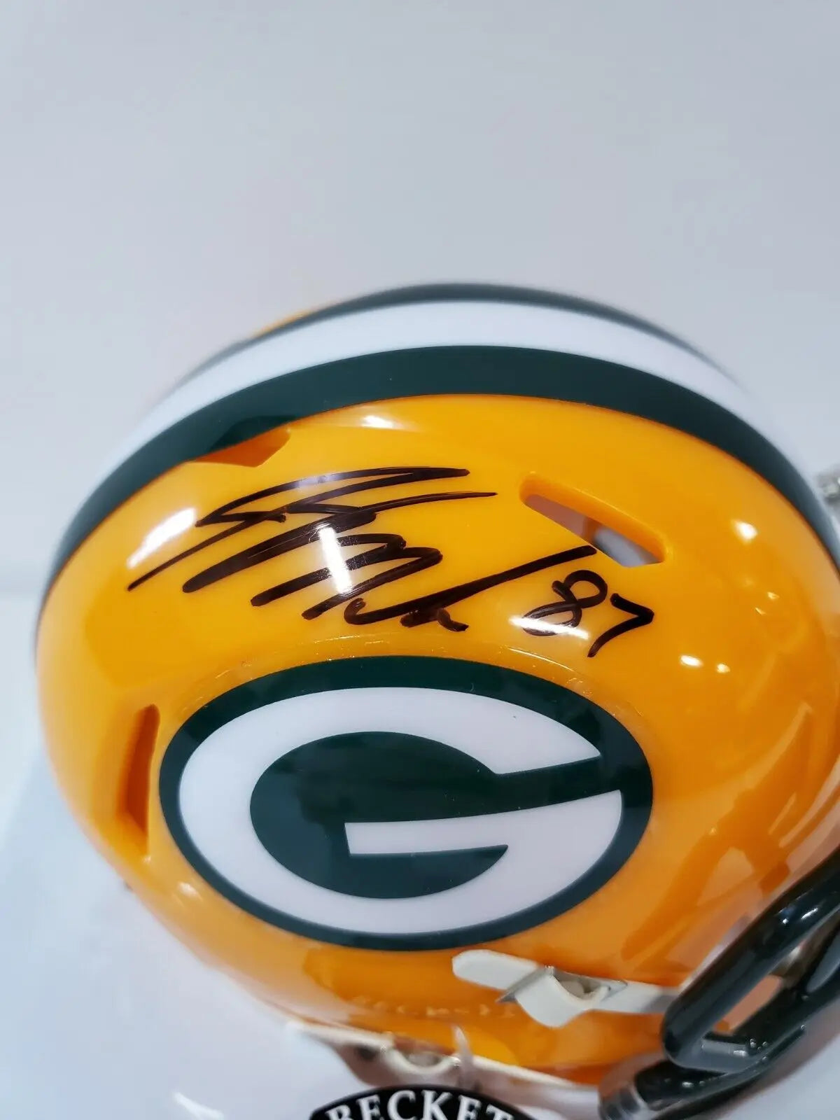 Green Bay Packers Quay Walker Autographed Signed Speed Mini Helmet