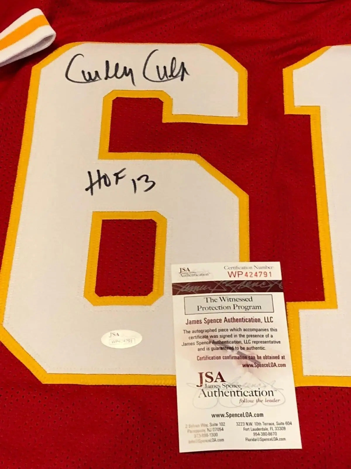 Curley Culp Autographed Kansas City Chiefs Jersey –