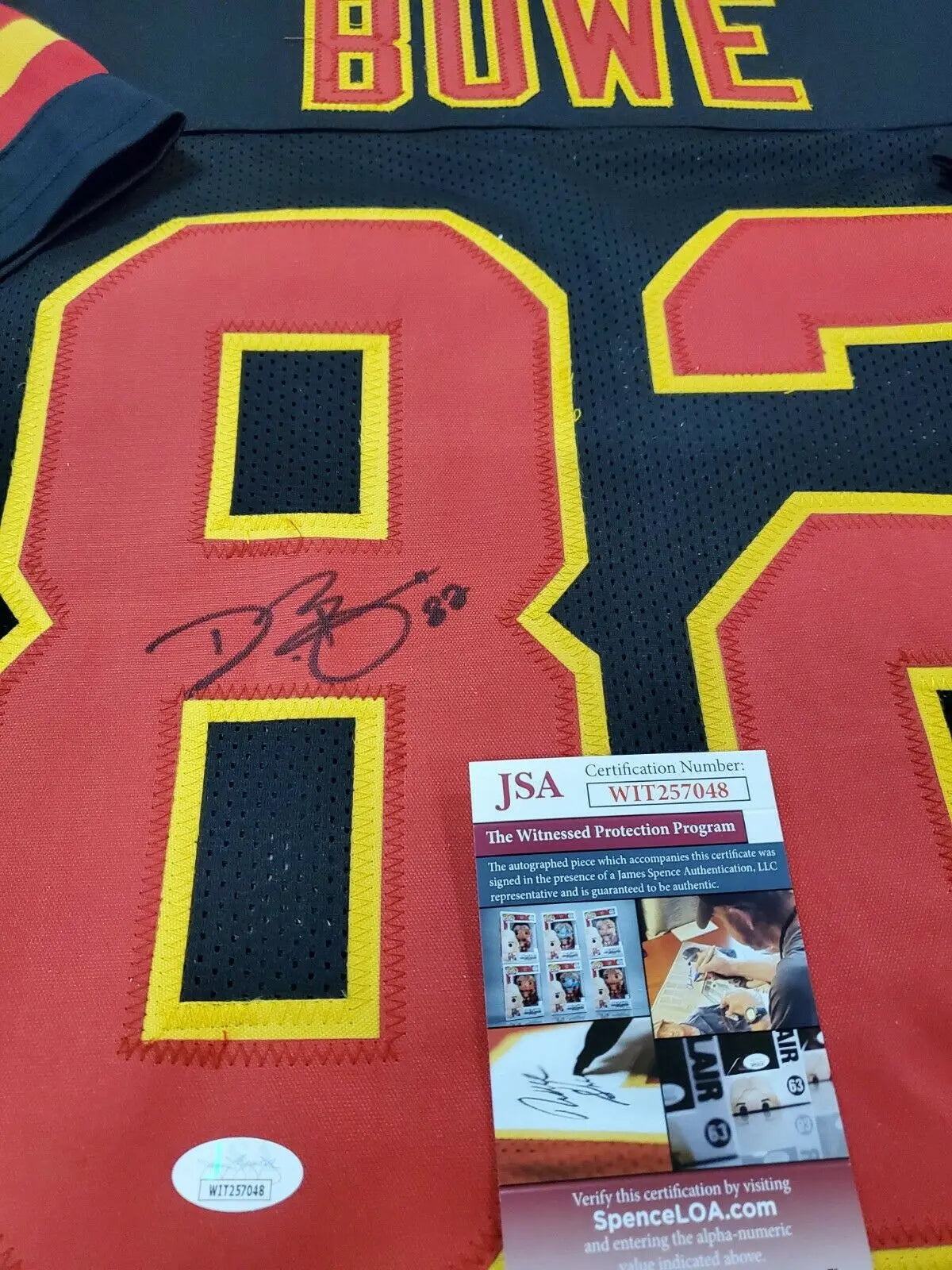 Kansas City Chiefs Dwayne Bowe Autographed Signed Jersey Jsa Coa