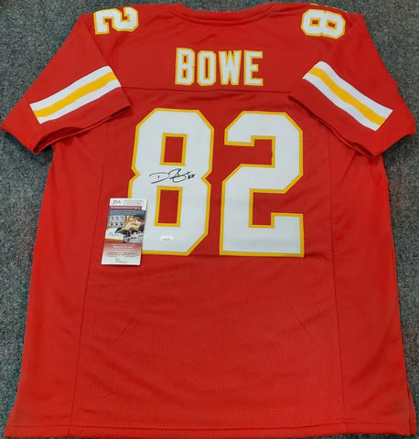 Autographed/Signed DWAYNE BOWE Kansas City Black Football Jersey