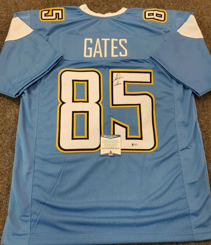 Antonio Gates Autographed San Diego Chargers Football NFL Jersey Becke –  Meltzer Sports