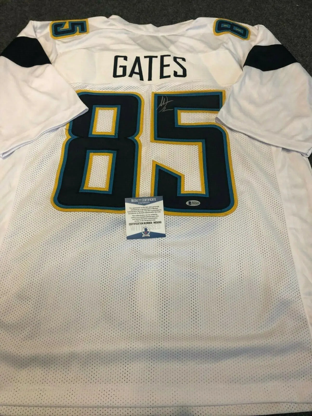 L.A. Chargers Antonio Gates Autographed Signed Jersey Beckett Coa – MVP  Authentics