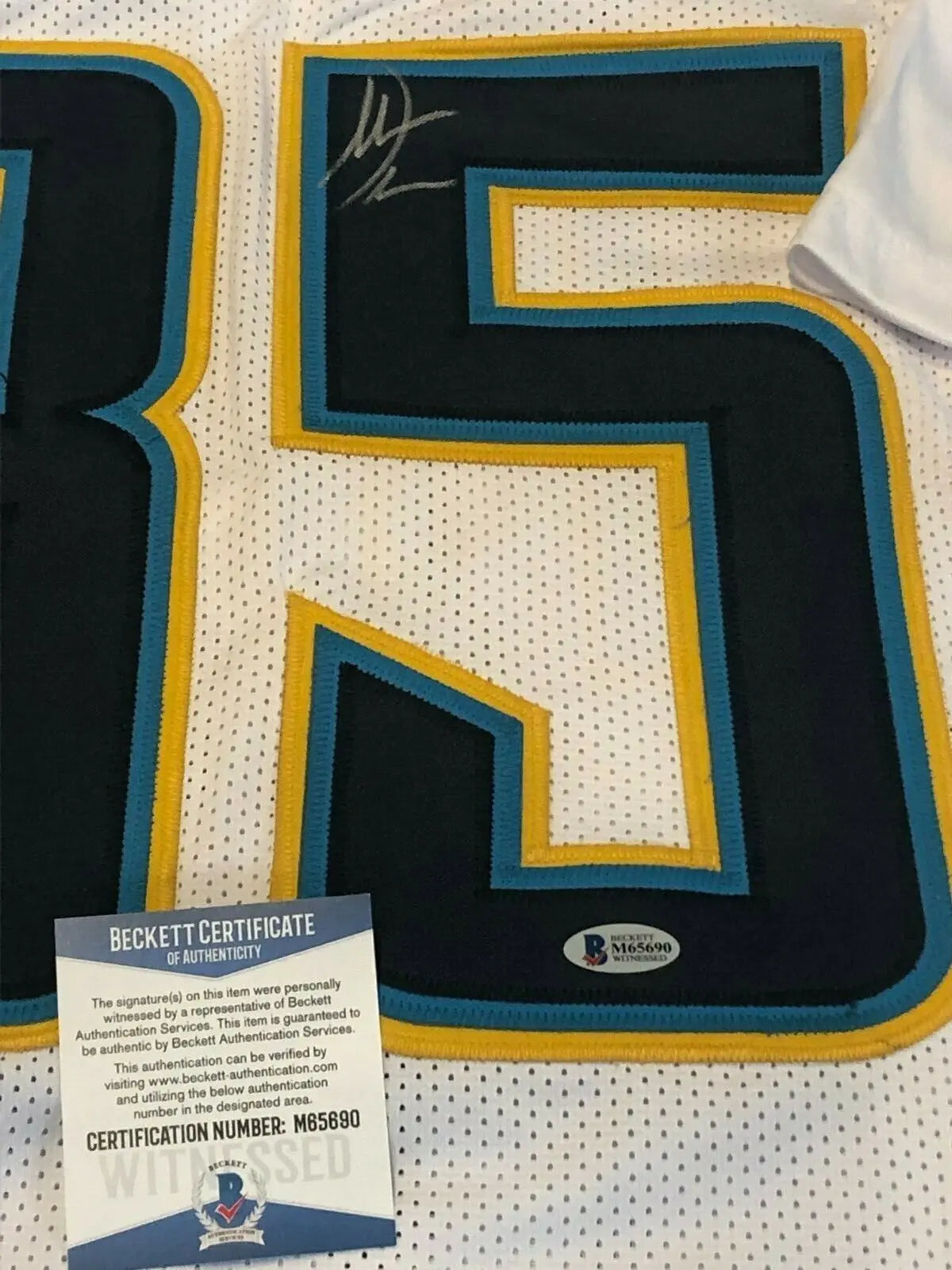 L.A. Chargers Antonio Gates Autographed Signed Jersey Beckett Coa – MVP  Authentics