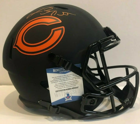 Charles Tillman Signed Chicago Bears Full Size Authentic Eclipse Helmet Bas  Coa