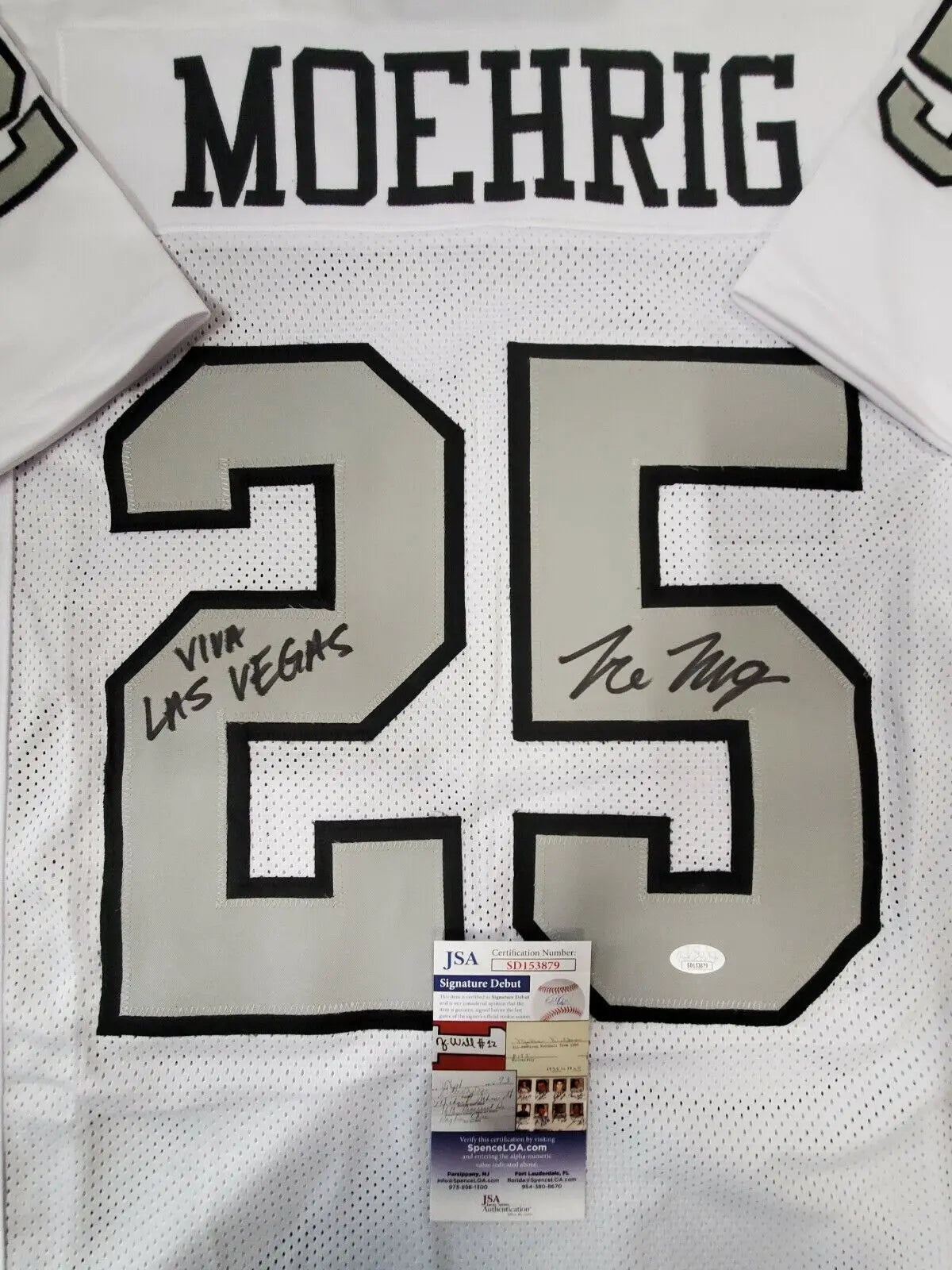 Tre'von Moehrig Raiders Signed Jersey JSA COA – All In Autographs