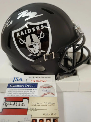 Las Vegas Raiders Tre'von Moehrig Autographed Inscribed Jersey Jsa Coa