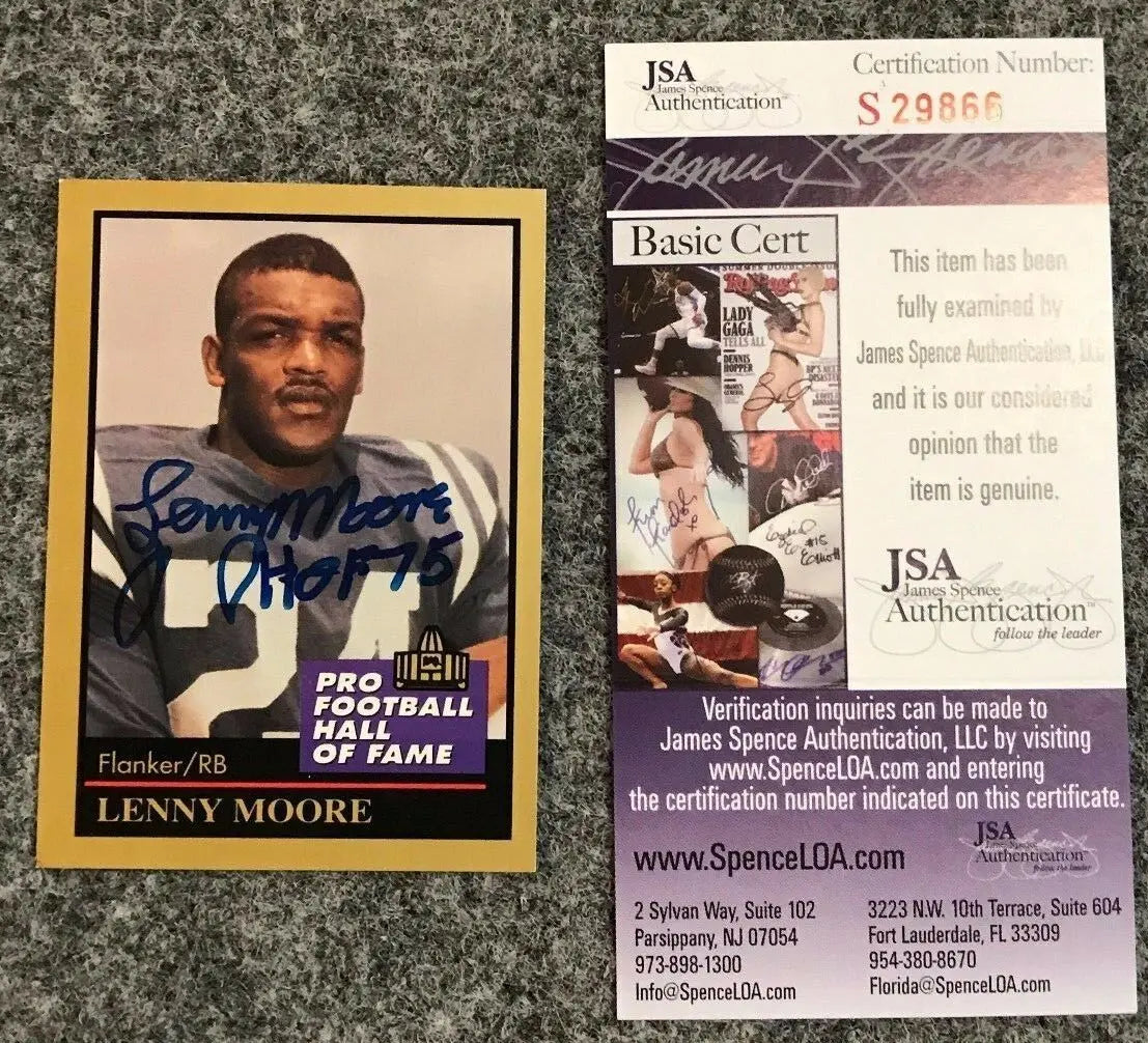 Hall of Famers » LENNY MOORE  Colts football, Football, Football