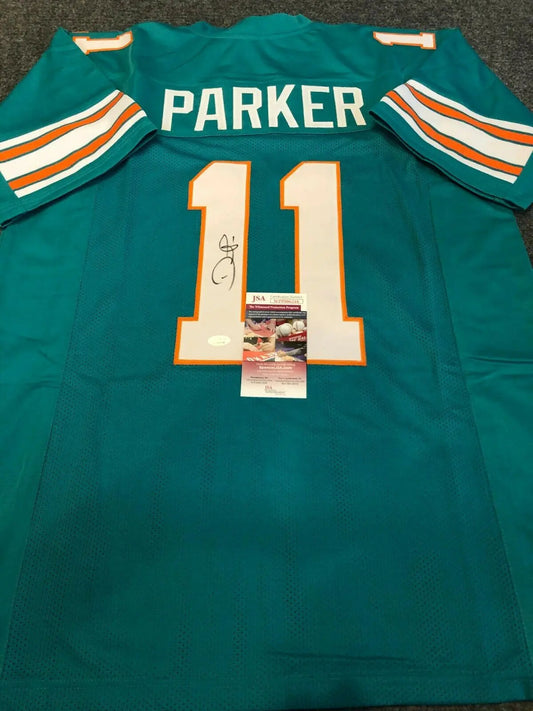 MVP Authentics Miami Dolphins Devante Parker Autographed Signed Jersey Jsa  Coa 125.10 sports jersey framing , jersey framing