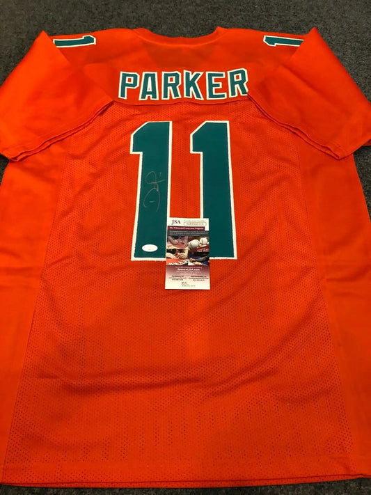 MVP Authentics Miami Dolphins Devante Parker Autographed Signed Jersey Jsa  Coa 125.10 sports jersey framing , jersey framing