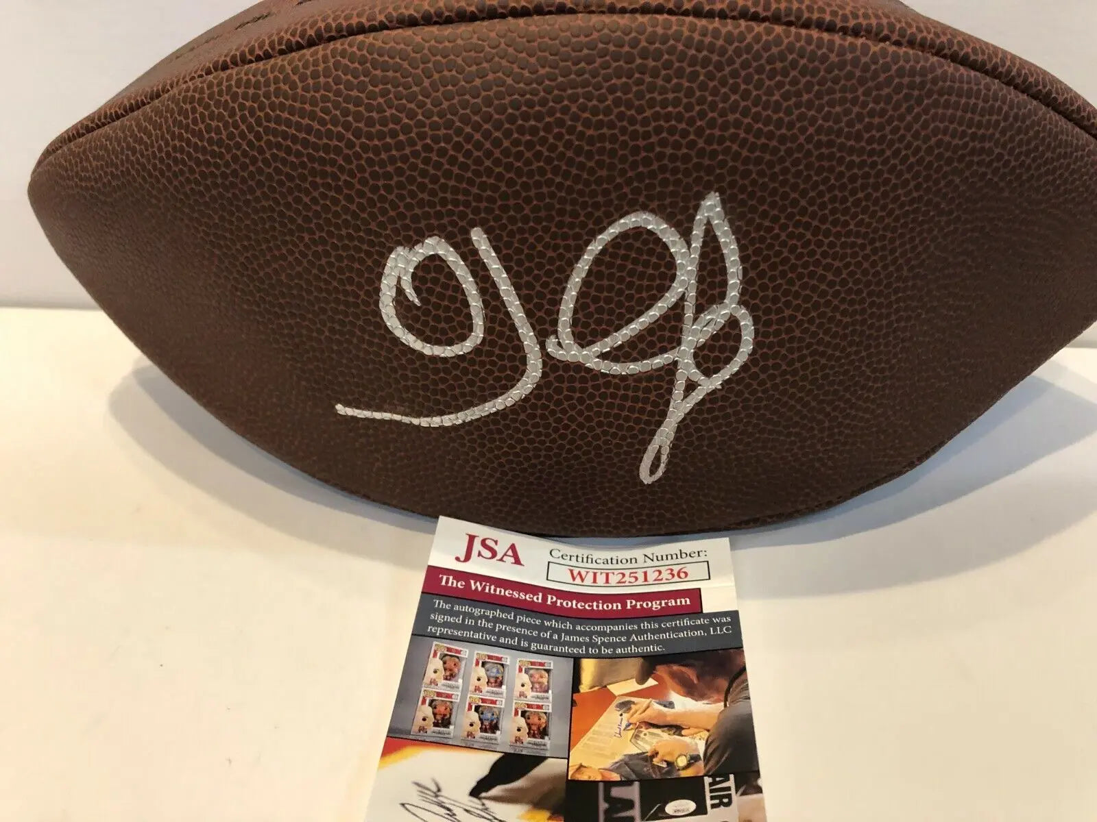 Miami Dolphins Brock Marion Autographed Signed Nfl Football Jsa Coa – MVP  Authentics