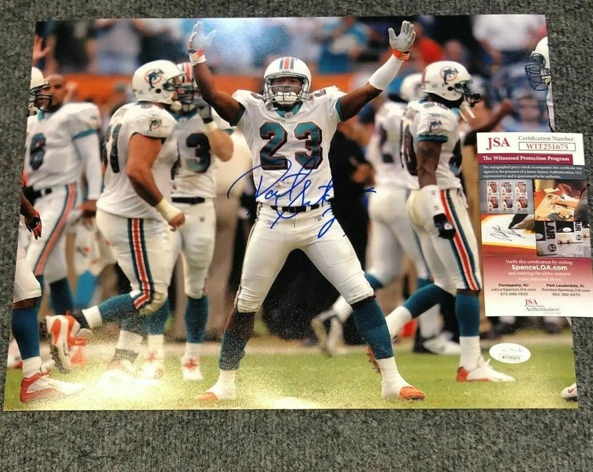 MVP Authentics Miami Dolphins Patrick Surtain Autographed Signed 11X14 Photo Jsa  Coa 62.10 sports jersey framing , jersey framing