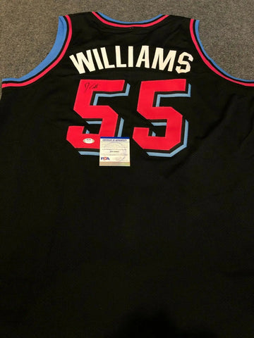 Miami heat autographed jersey Jason Williams Authentic Swingman