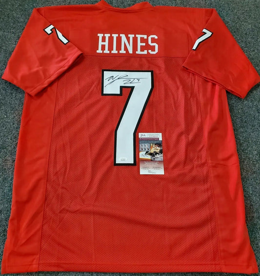 Indianapolis Colts Nyheim Hines Autographed Signed Jersey Jsa Coa – MVP  Authentics