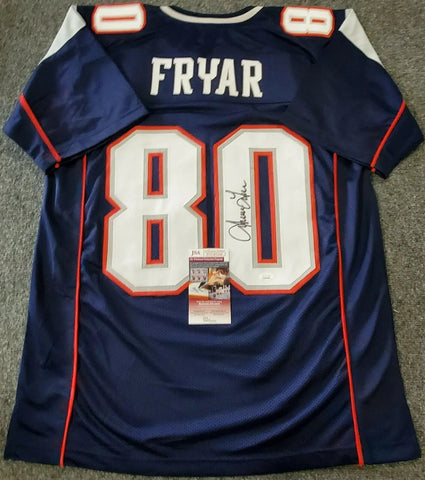 Irving Fryar Signed Patriots Throwback Jersey (JSA Hologram)