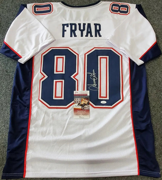 MVP Authentics New England Patriots Irving Fryar Autographed Signed Jersey Jsa  Coa 108 sports jersey framing , jersey framing