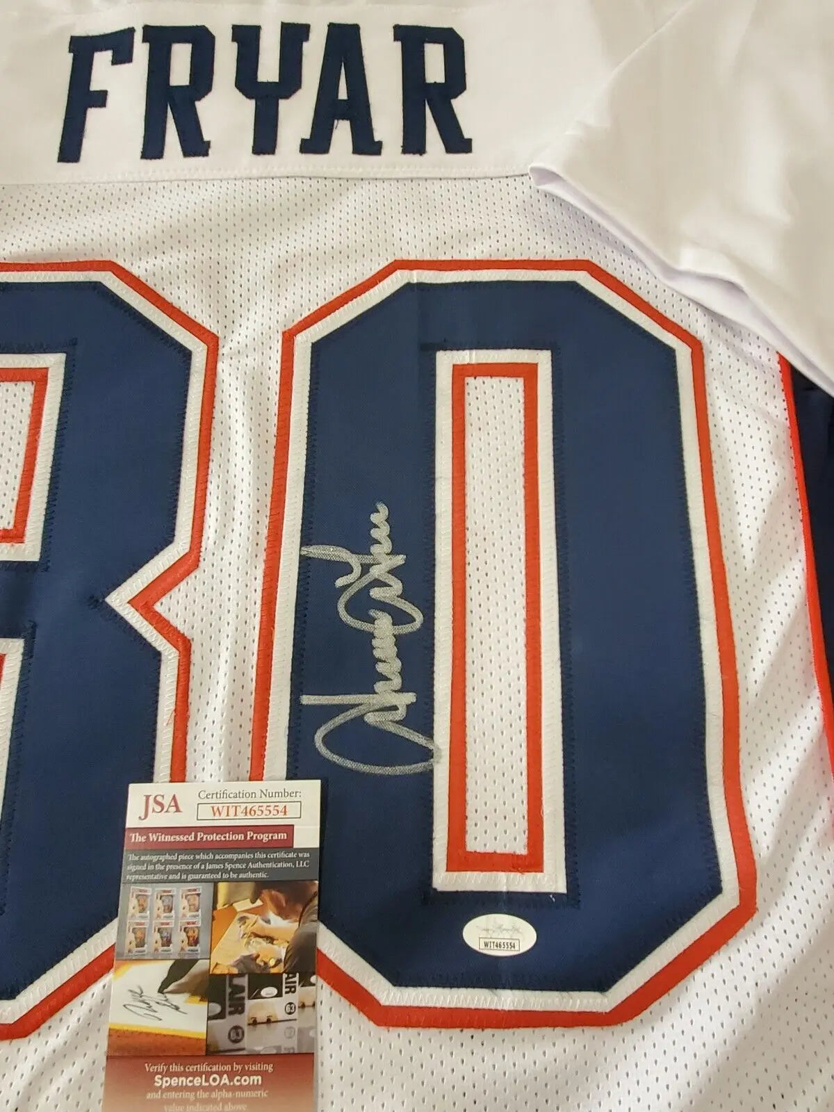 Irving fryar hot sale jersey