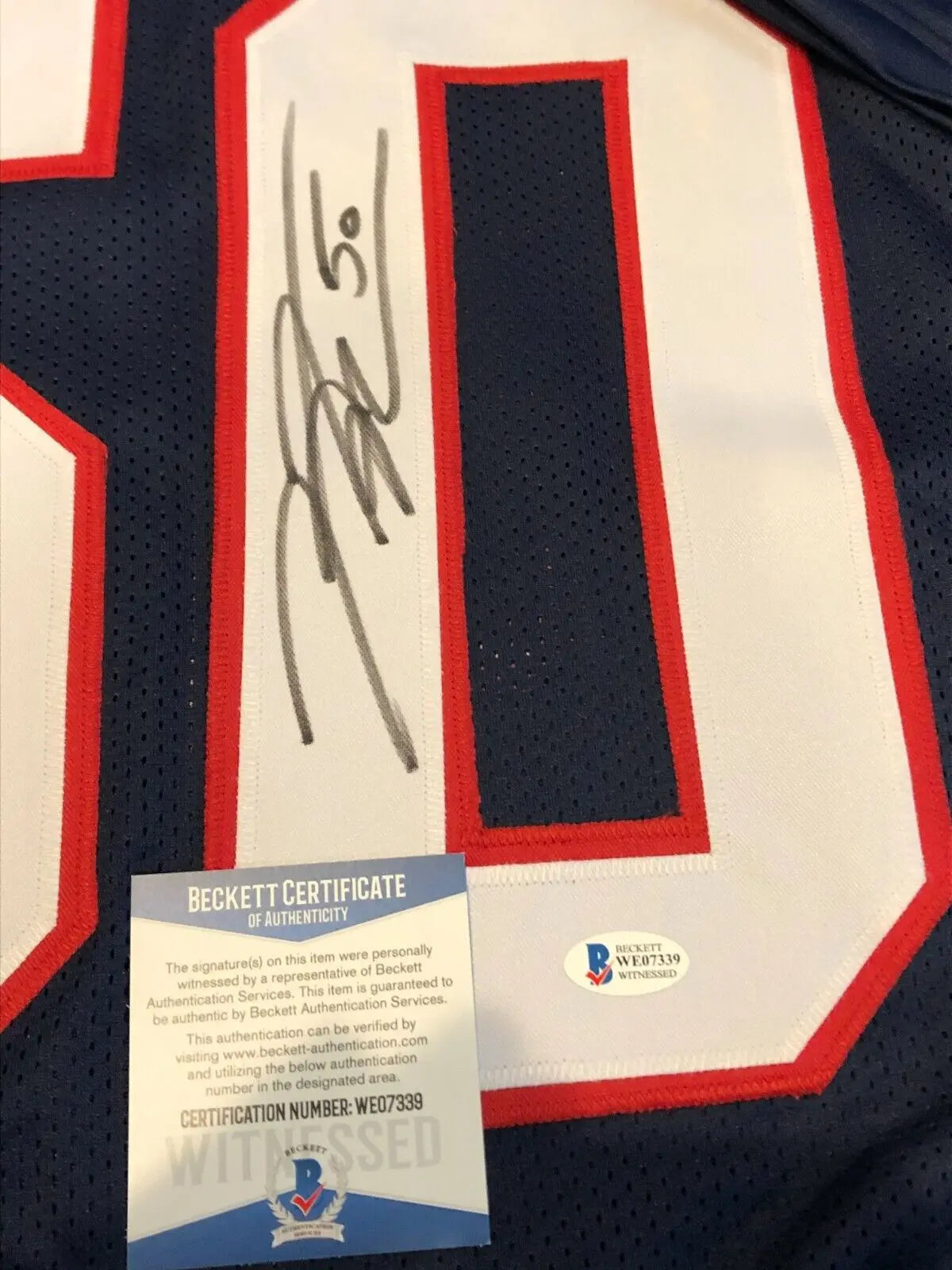 MVP Authentics New England Patriots Rob Ninkovich Autographed Signed Jersey Beckett Coa 116.10 sports jersey framing , jersey framing