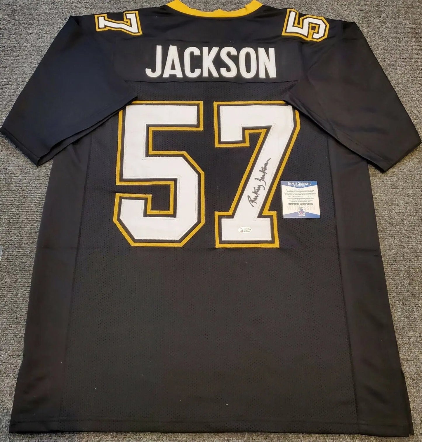 New Orleans Saints Rickey Jackson Autographed Signed Jersey Beckett Co –  MVP Authentics