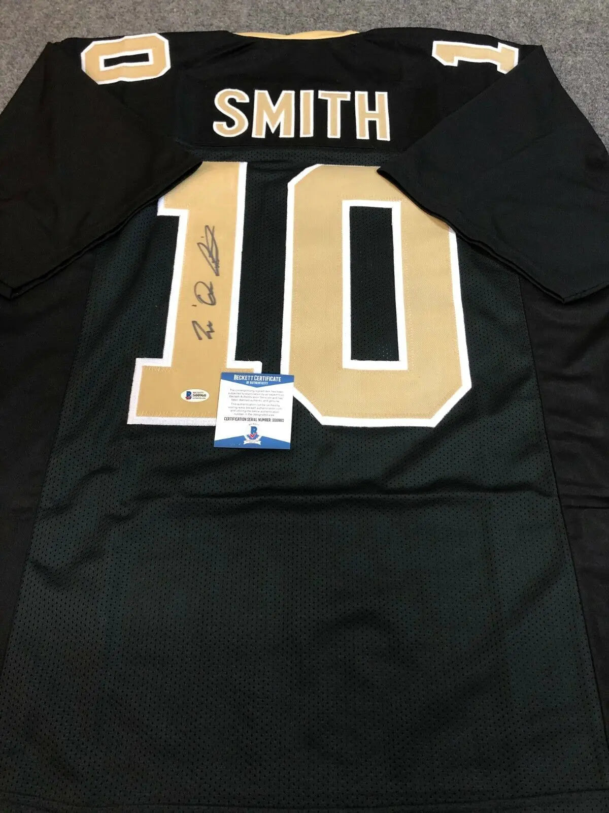 New Orleans Saints Tre'quan Smith Autographed Signed Jersey Beckett Co –  MVP Authentics