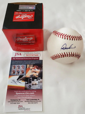 Cleveland Guardians Steven Kwan Autographed Signed Romlb Baseball