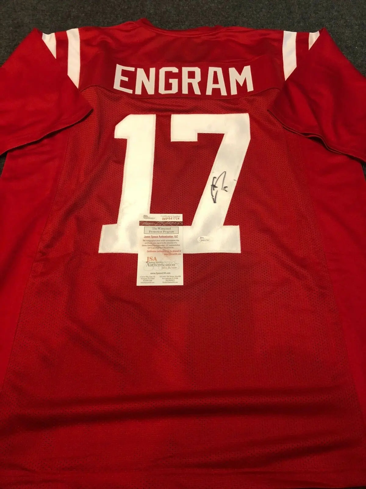 Evan Engram Signed Jersey (JSA Hologram)