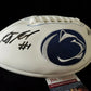 MVP Authentics PENN STATE KJ HAMLER AUTOGRAPHED SIGNED INSCRIBED LOGO FOOTBALL JSA  COA 135 sports jersey framing , jersey framing