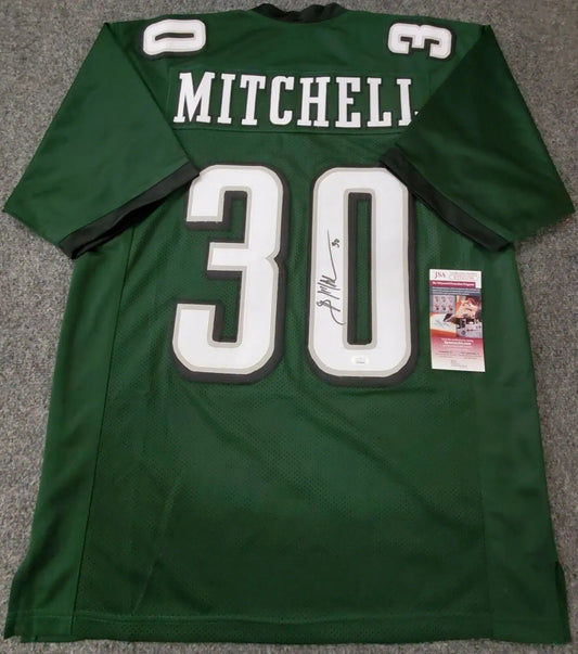 MVP Authentics Philadelphia Eagles Brian Mitchell Autographed Signed Jersey Jsa  Coa 71.10 sports jersey framing , jersey framing