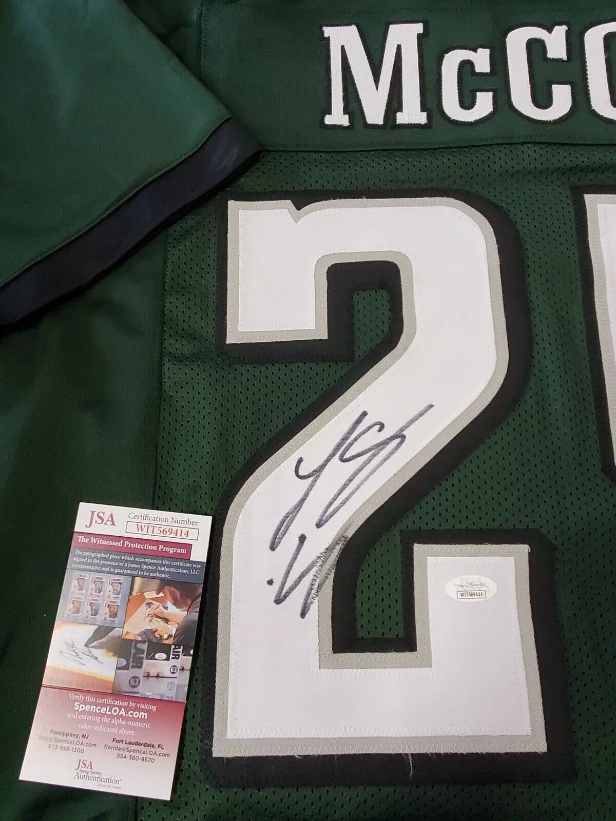 Philadelphia Eagles Lesean Mccoy Autographed Signed Jersey Jsa Coa – MVP  Authentics