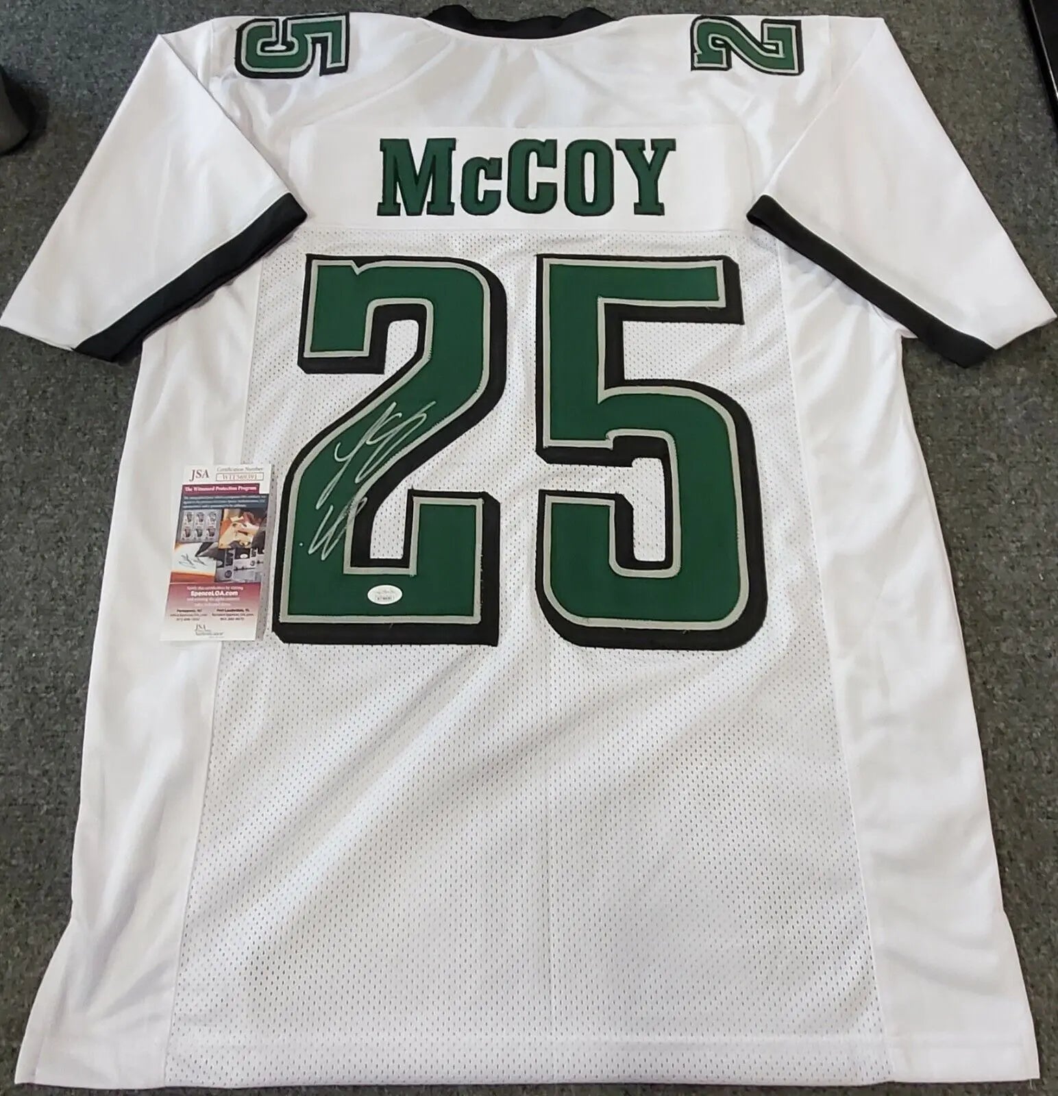 Philadelphia Eagles Lesean Mccoy Autographed Signed Jersey Jsa Coa – MVP  Authentics