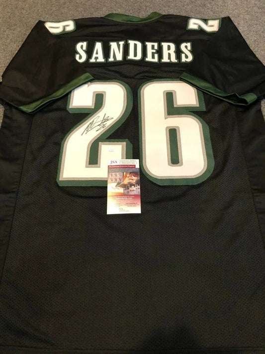 MVP Authentics Philadelphia Eagles Miles Sanders Autographed Signed Jersey Jsa  Coa 125.10 sports jersey framing , jersey framing