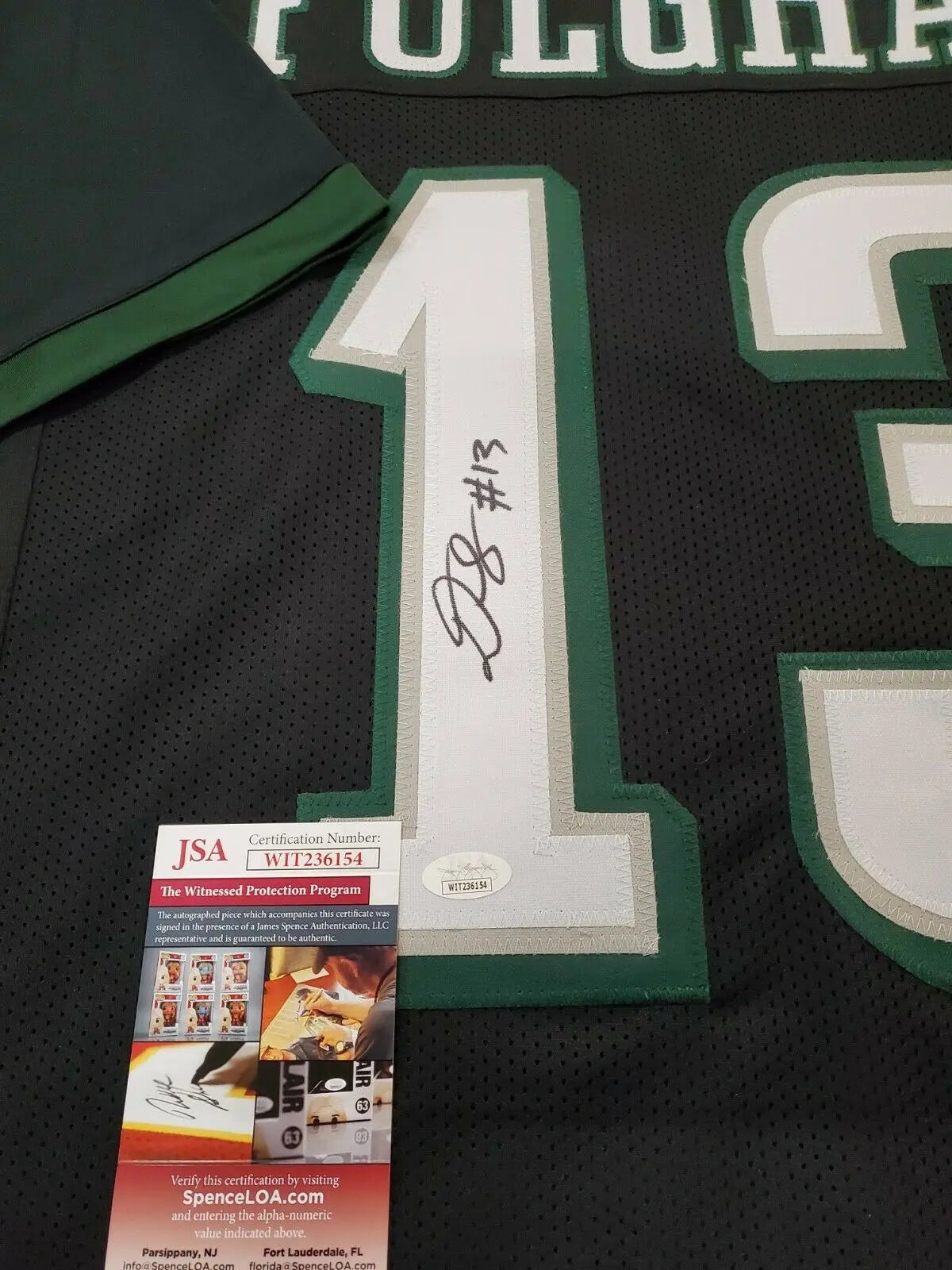 Travis Fulgham Autographed/Signed Jersey JSA COA popular Philadelphia Eagles