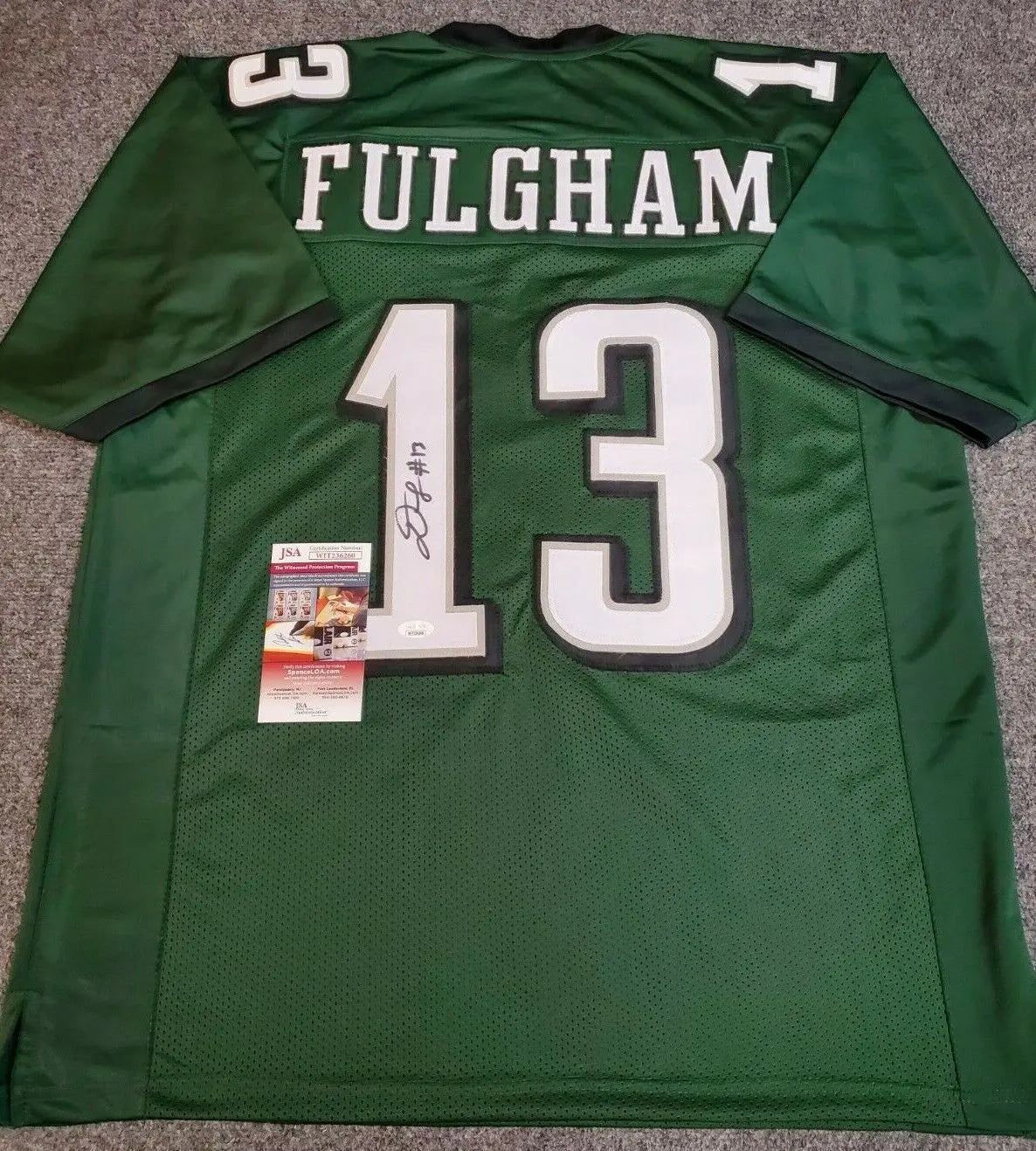 Philadelphia Eagles Travis Fulgham Autographed Signed Jersey Jsa Coa – MVP  Authentics