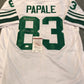 MVP Authentics Philadelphia Eagles Vince Papale Autographed Signed Inscribed Jersey Jsa  Coa 134.10 sports jersey framing , jersey framing