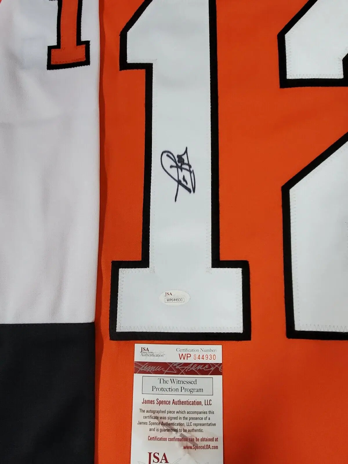 Tim Kerr Philadelphia Flyers Autographed Signed 1991-92 Score Card - COA  Included