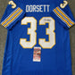 MVP Authentics Pitt Panthers Tony Dorsett Autographed Signed Custom Jersey Jsa Coa 269.10 sports jersey framing , jersey framing