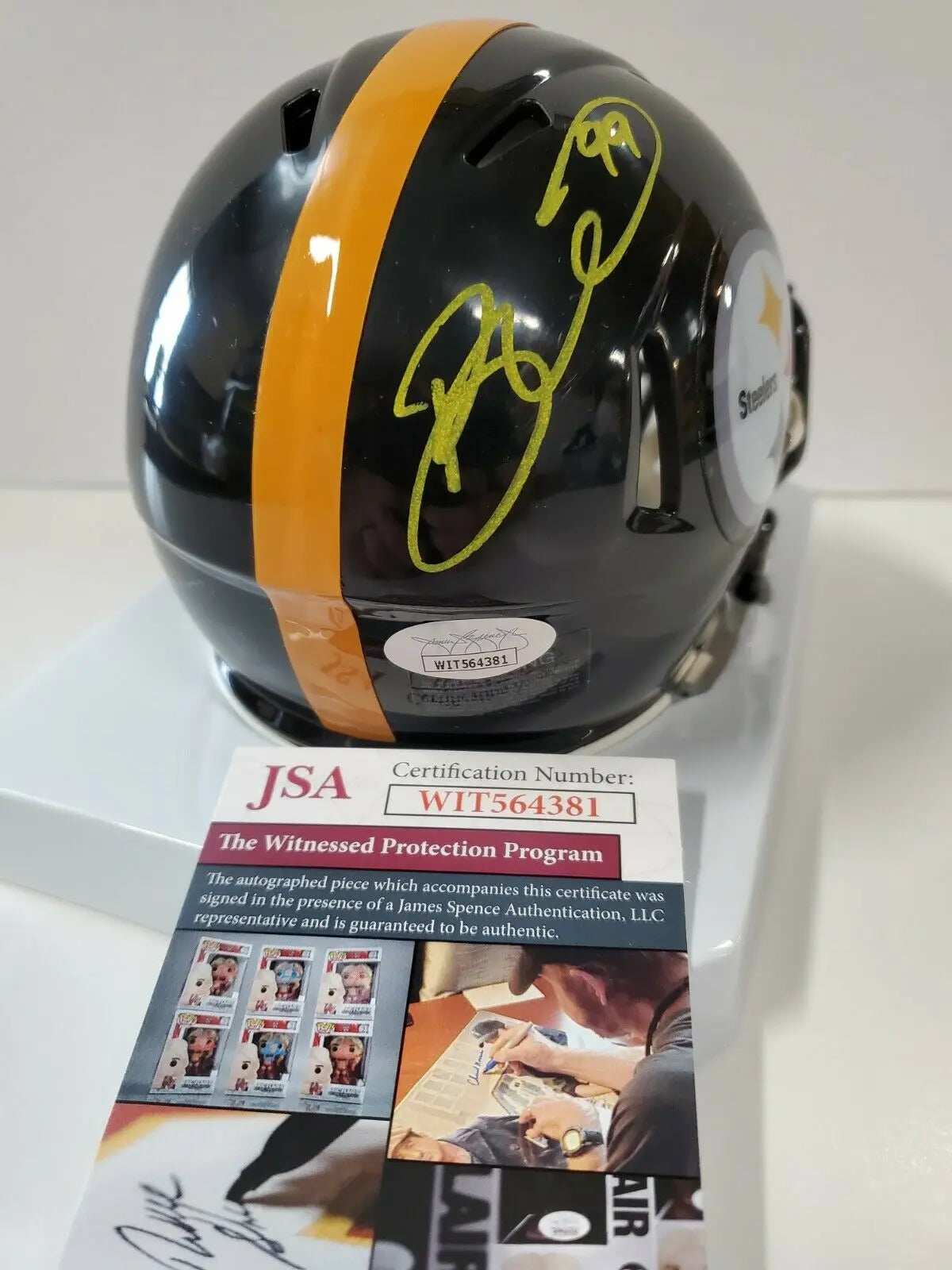 Pittsburgh Steelers Dan Kreider Autographed Signed Eclipse Mini Helmet –  MVP Authentics