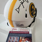 MVP Authentics Pittsburgh Steelers Dan Kreider Autographed Signed Lunar Mini Helmet Jsa Coa 107.10 sports jersey framing , jersey framing