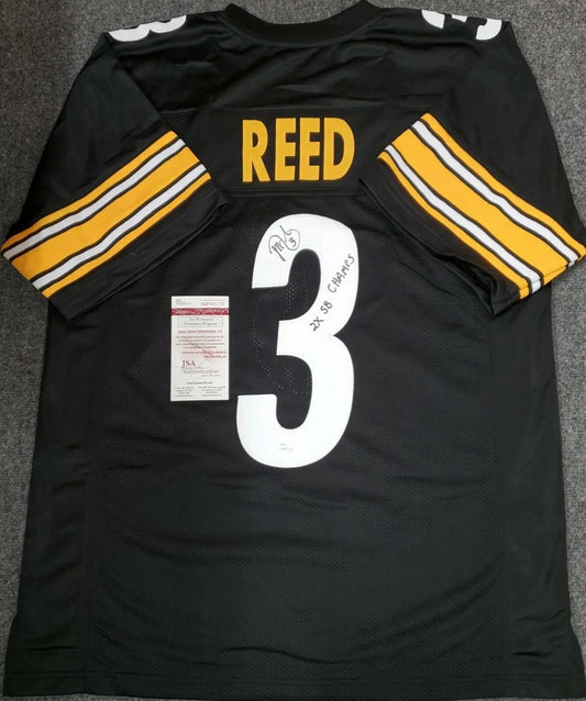 MVP Authentics Pittsburgh Steelers Jeff Reed Autographed Signed Inscribed Jersey Jsa  Coa 107.10 sports jersey framing , jersey framing